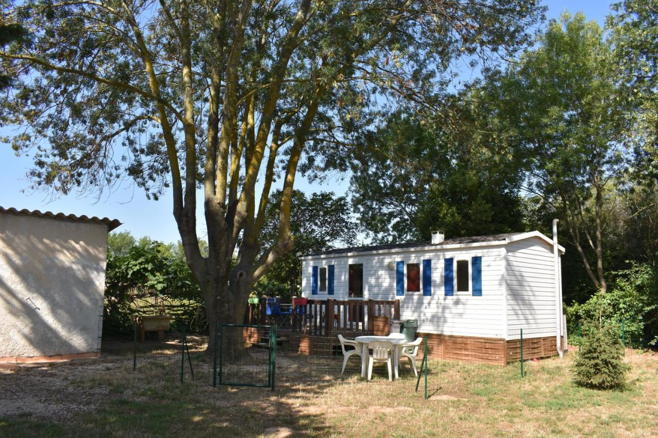 Mobil-Home Sur Terrain Bucolique Hyeres Bagian luar foto